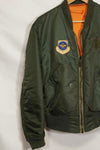 1968 Contract USAF L2-B Light Zone Flight Jacket Large Size Used