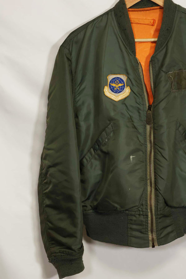 1968 Contract USAF L2-B Light Zone Flight Jacket Large Size Used