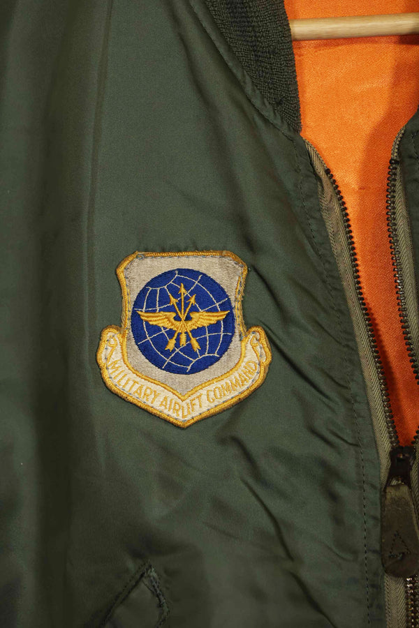 1968 Contract USAF L2-B Light Zone Flight Jacket Large Size Used