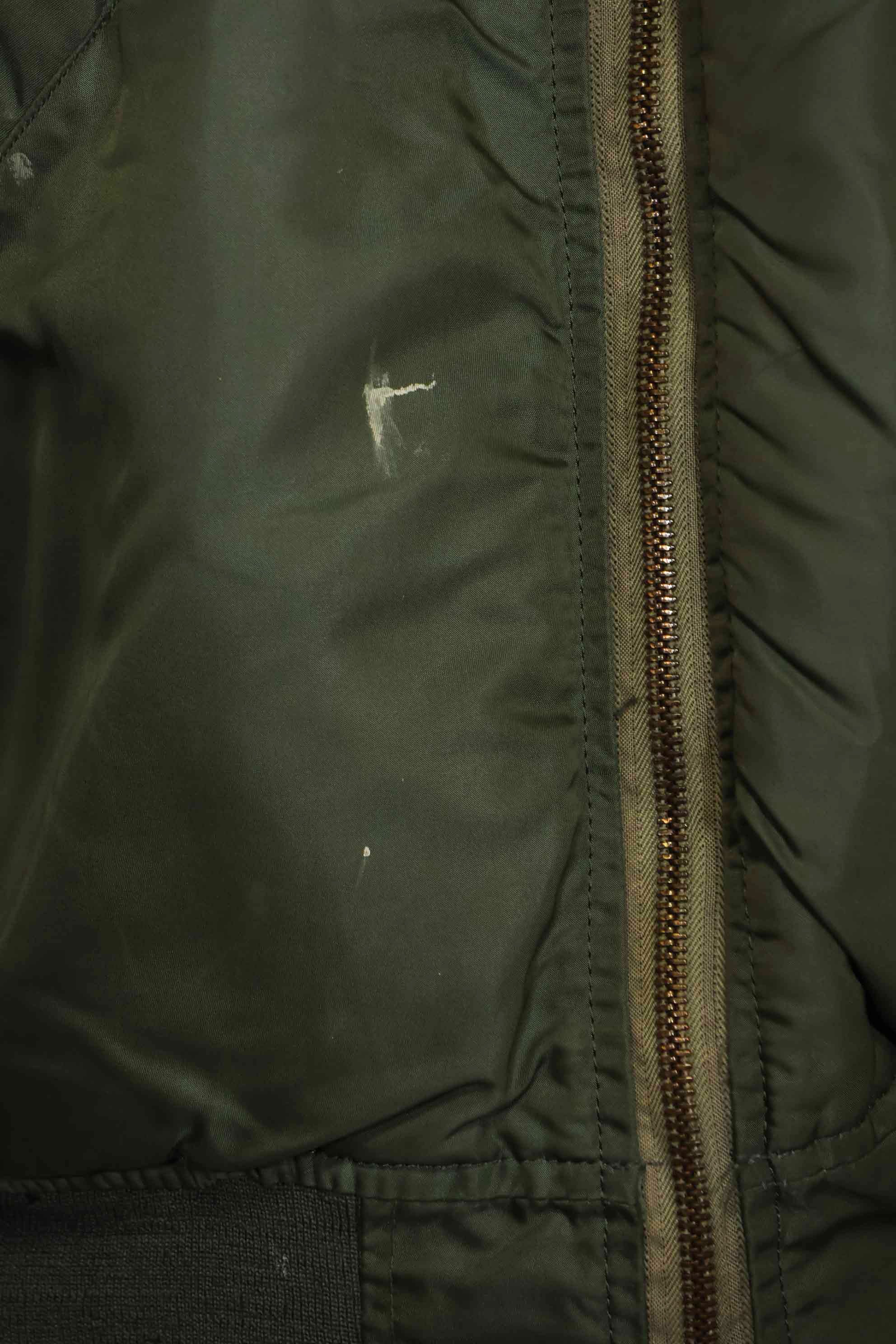1968 Contract USAF L2-B Light Zone Flight Jacket Large Size Used