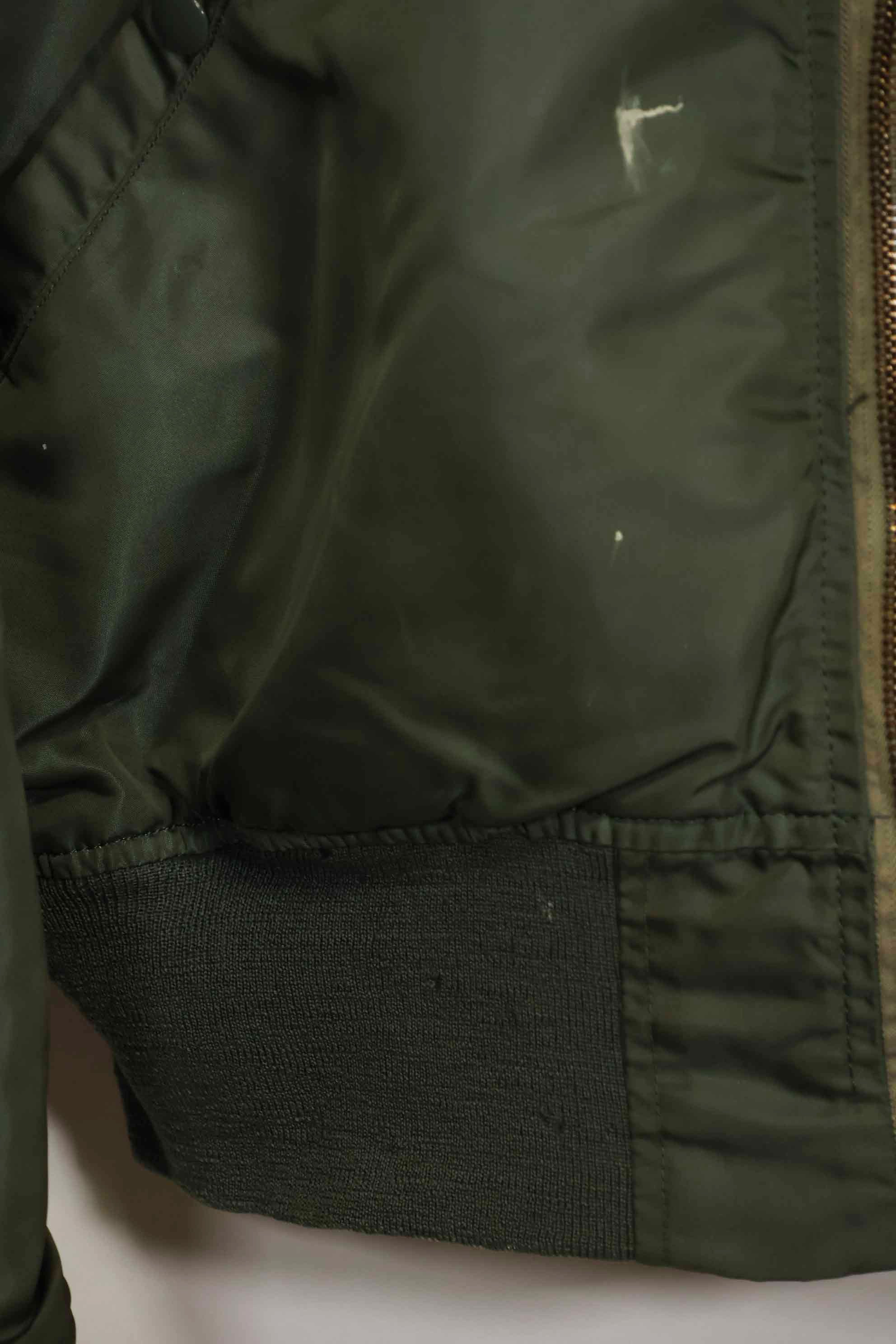 1968 Contract USAF L2-B Light Zone Flight Jacket Large Size Used