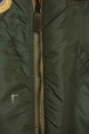 1968 Contract USAF L2-B Light Zone Flight Jacket Large Size Used