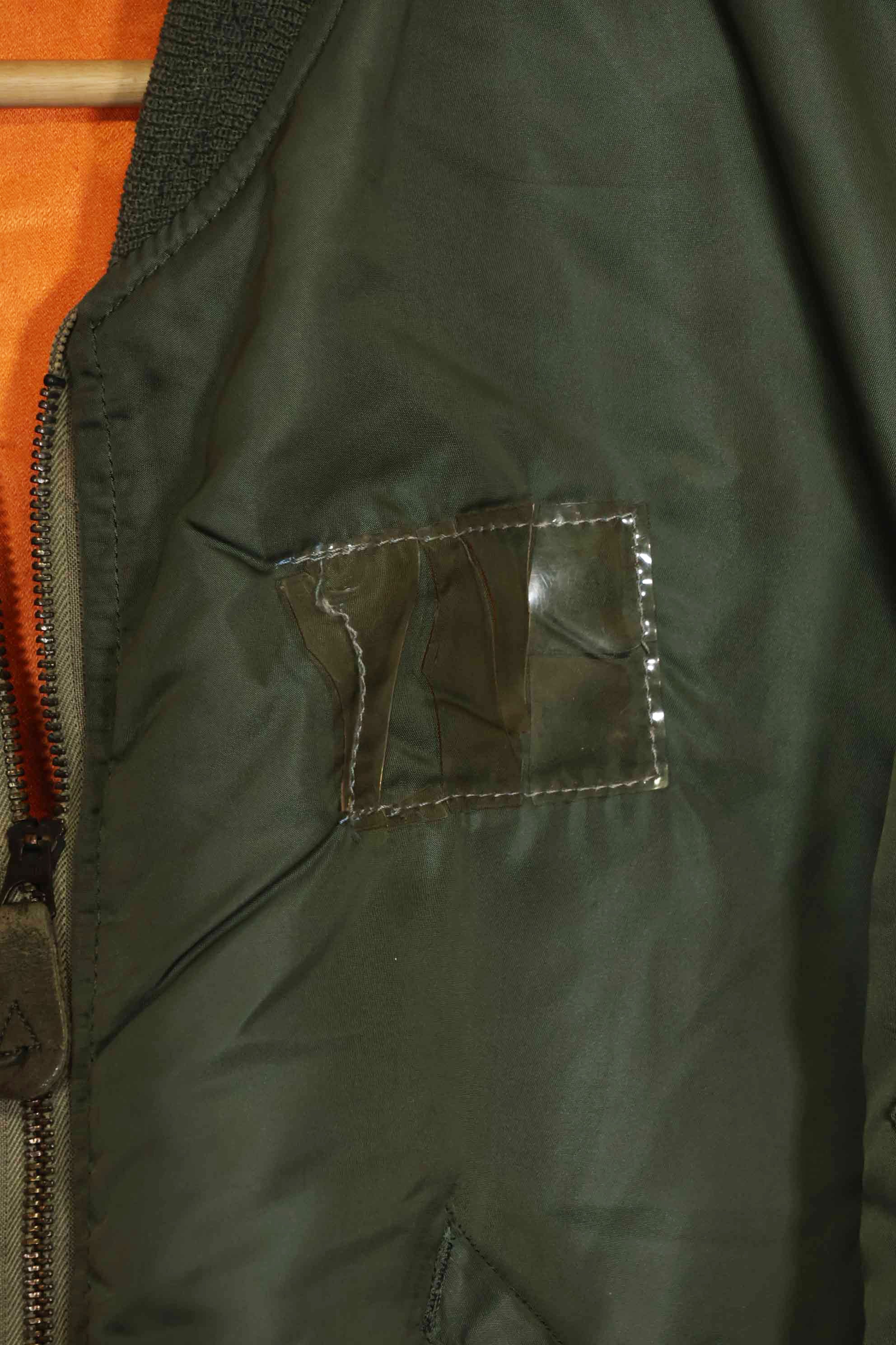 1968 Contract USAF L2-B Light Zone Flight Jacket Large Size Used
