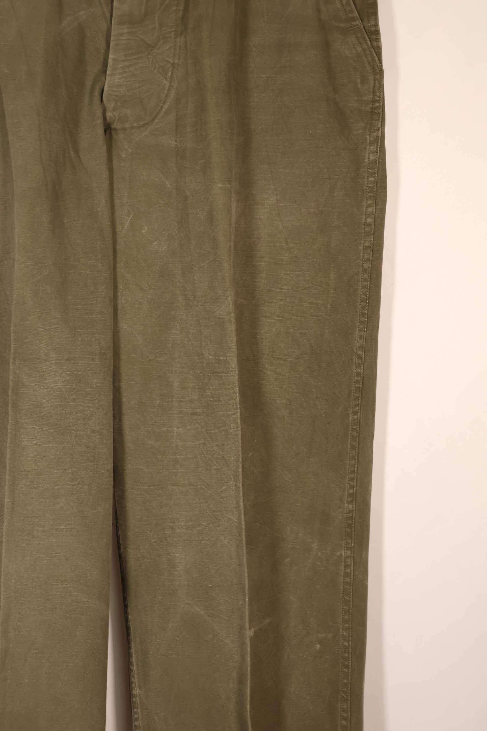 実物　1940年代後半〜50年代前半　M45 ODコットンフィールドパンツ　中古品　使用感強い