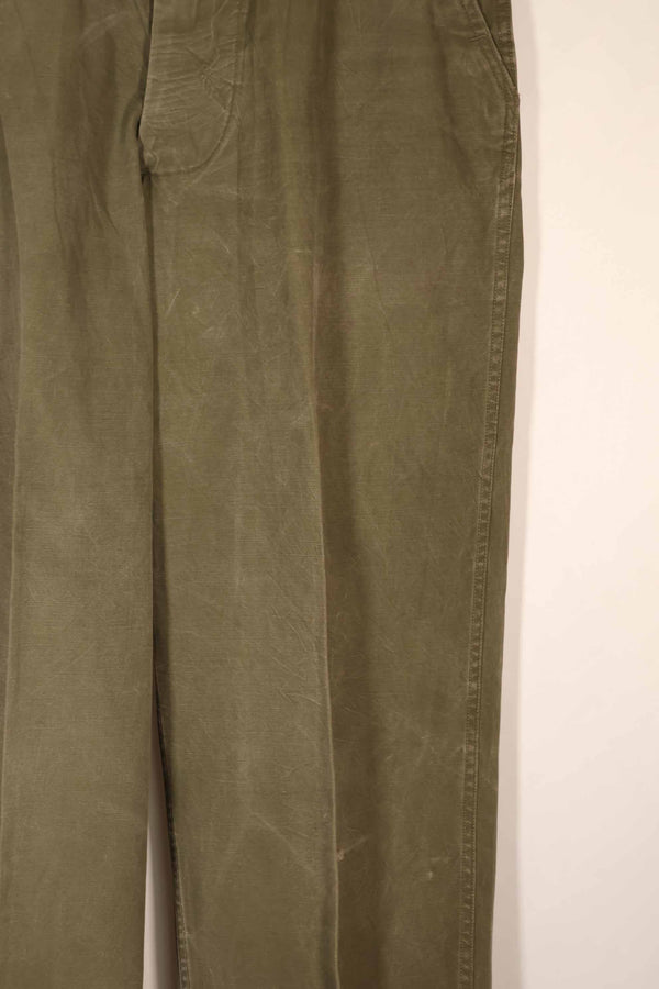 実物　1940年代後半〜50年代前半　M45 ODコットンフィールドパンツ　中古品　使用感強い