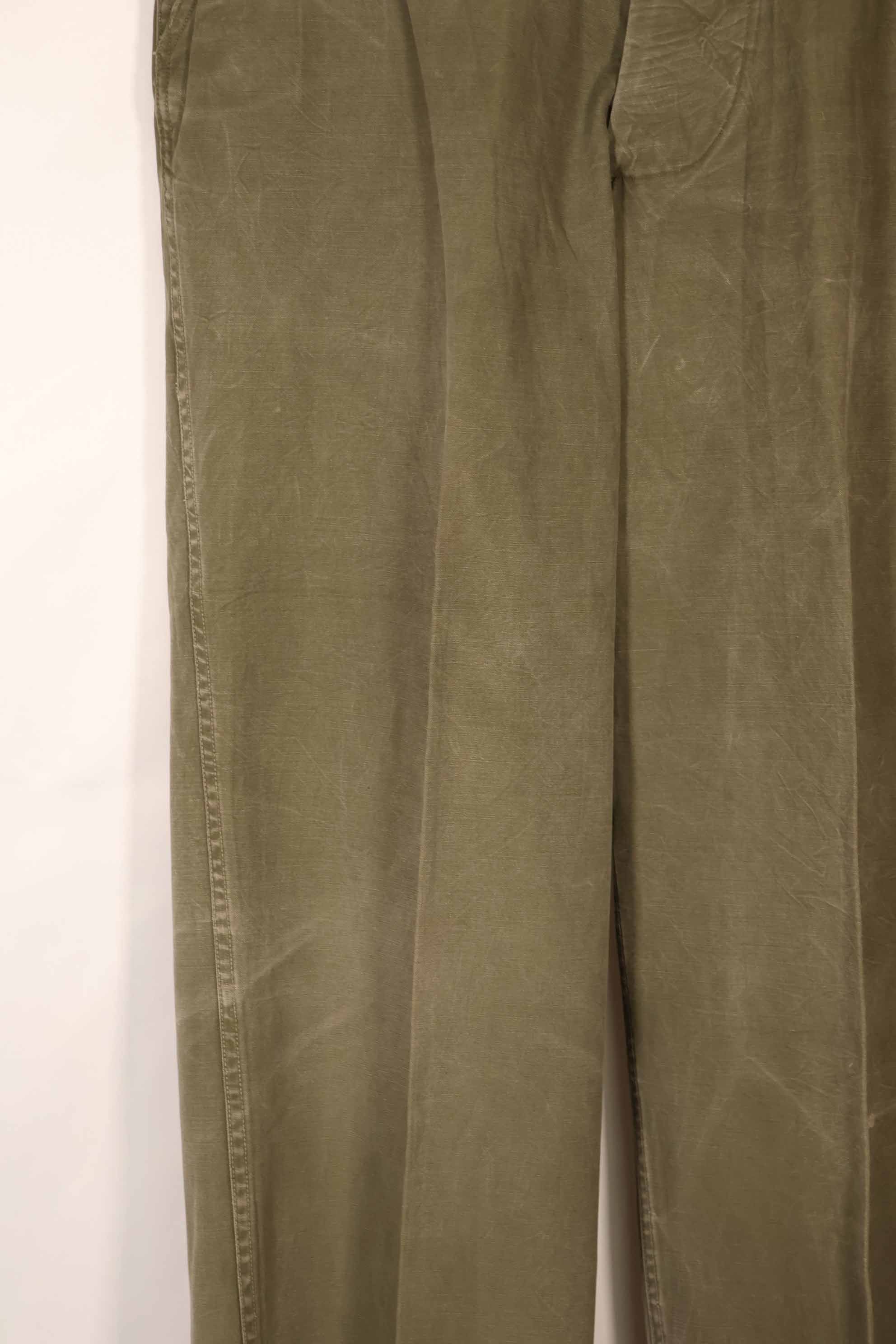 実物　1940年代後半〜50年代前半　M45 ODコットンフィールドパンツ　中古品　使用感強い