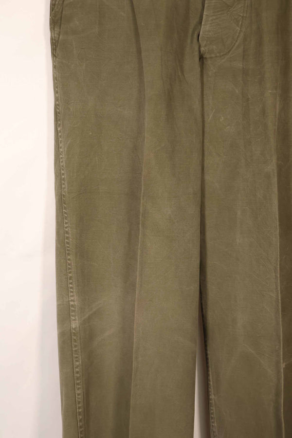 実物　1940年代後半〜50年代前半　M45 ODコットンフィールドパンツ　中古品　使用感強い