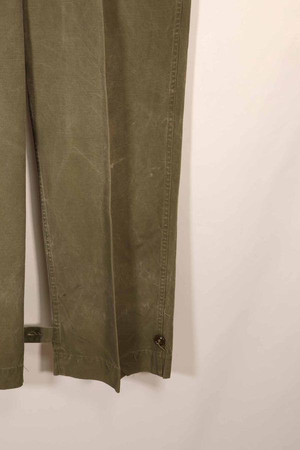 実物　1940年代後半〜50年代前半　M45 ODコットンフィールドパンツ　中古品　使用感強い