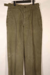 実物　1940年代後半〜50年代前半　M45 ODコットンフィールドパンツ　中古品　使用感強い