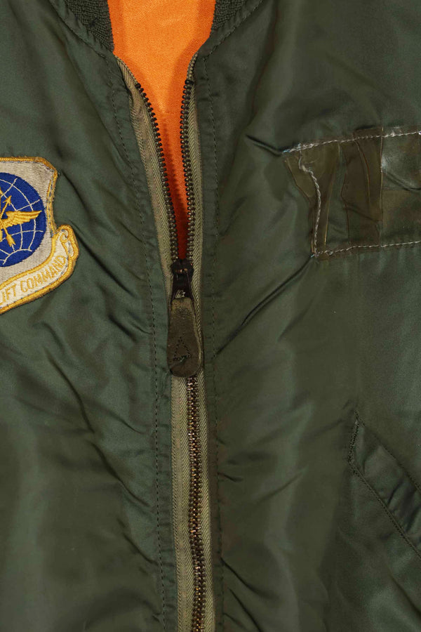 1968 Contract USAF L2-B Light Zone Flight Jacket Large Size Used