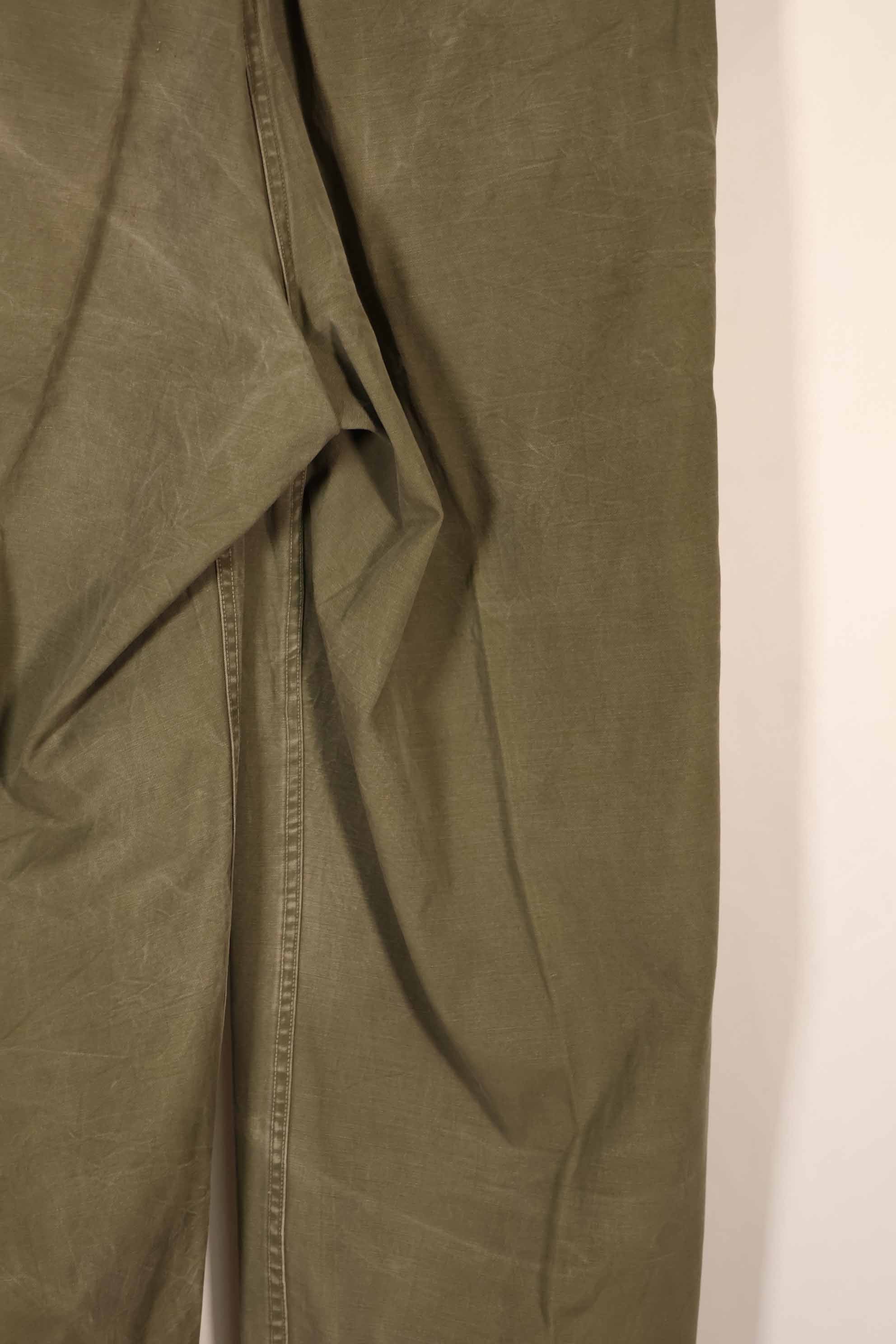 実物　1940年代後半〜50年代前半　M45 ODコットンフィールドパンツ　中古品　使用感強い