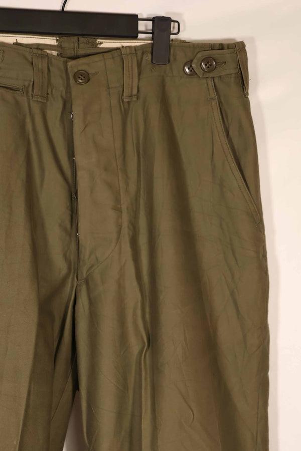 実物　1940年代後半〜50年代前半　M45 ODコットンフィールドパンツ　中古品　状態良い