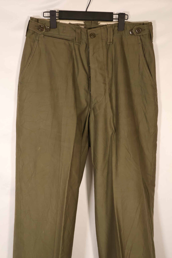 実物　1940年代後半〜50年代前半　M45 ODコットンフィールドパンツ　中古品　状態良い