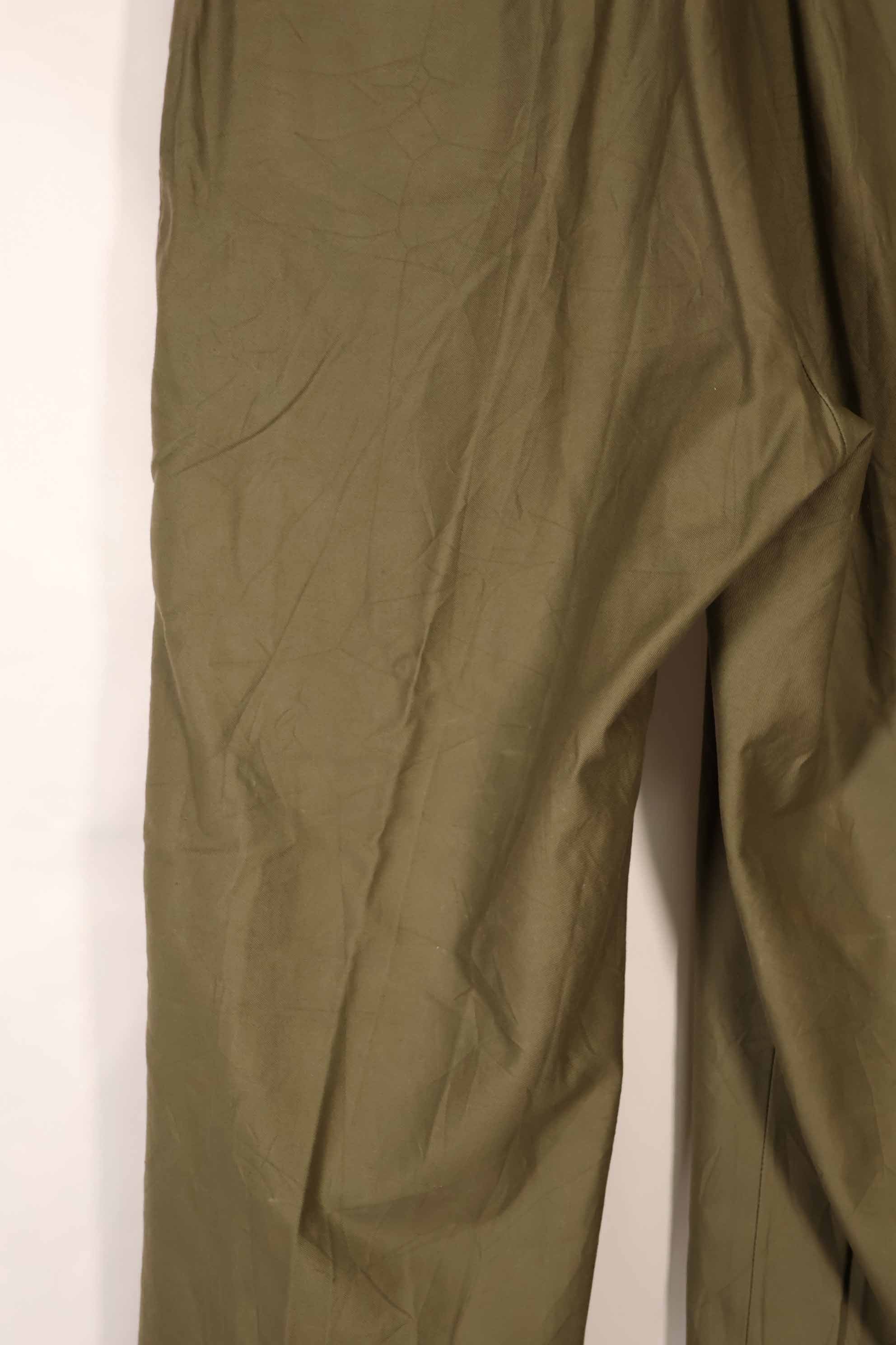 実物　1940年代後半〜50年代前半　M45 ODコットンフィールドパンツ　中古品　状態良い