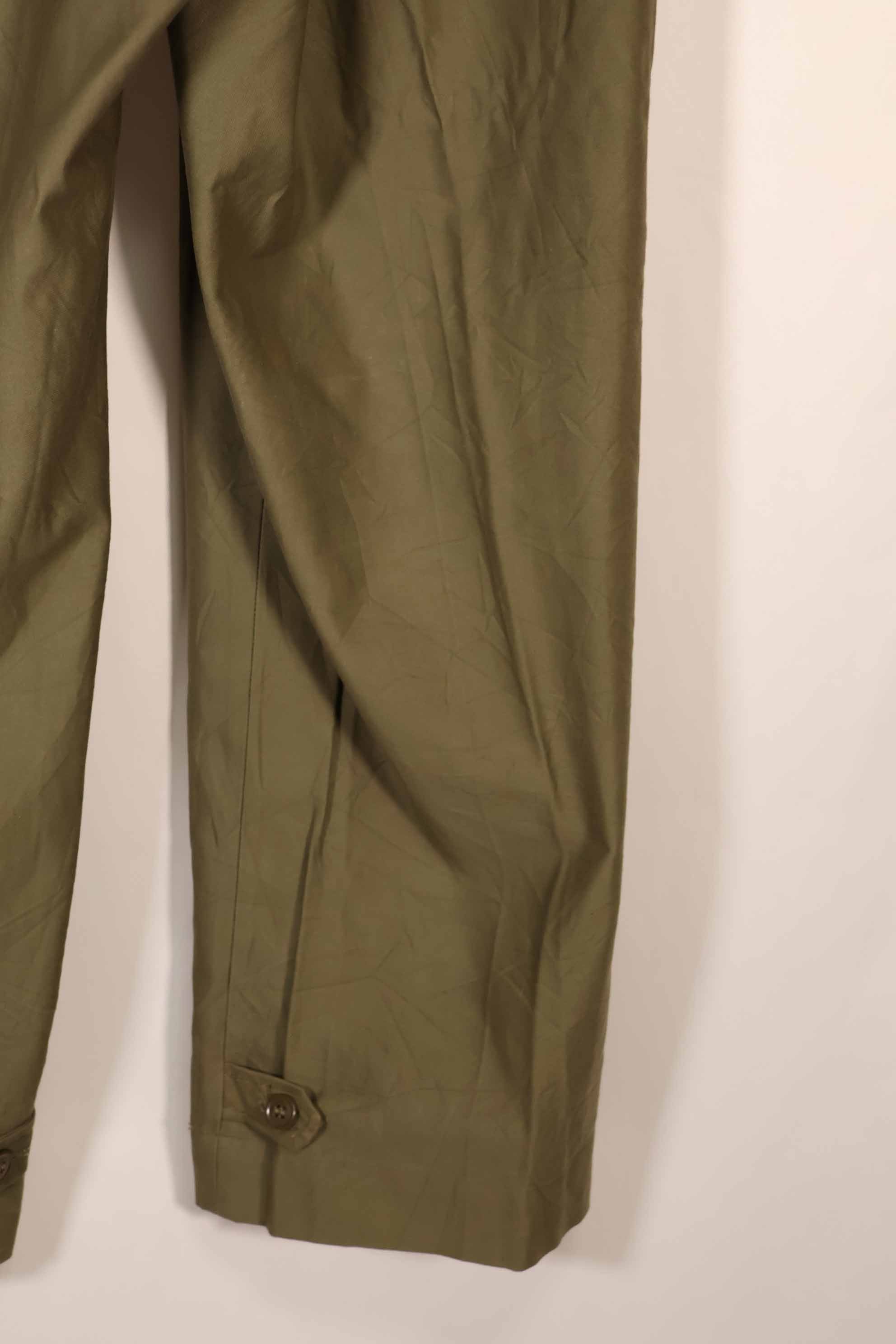 実物　1940年代後半〜50年代前半　M45 ODコットンフィールドパンツ　中古品　状態良い
