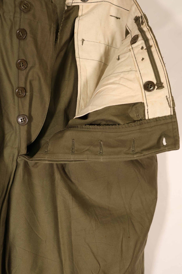 実物　1940年代後半〜50年代前半　M45 ODコットンフィールドパンツ　中古品　状態良い