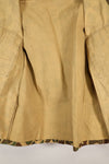 1970's manufactured in Okinawa, Japan, Beogum camouflage duck hunter hunting shirt, used.