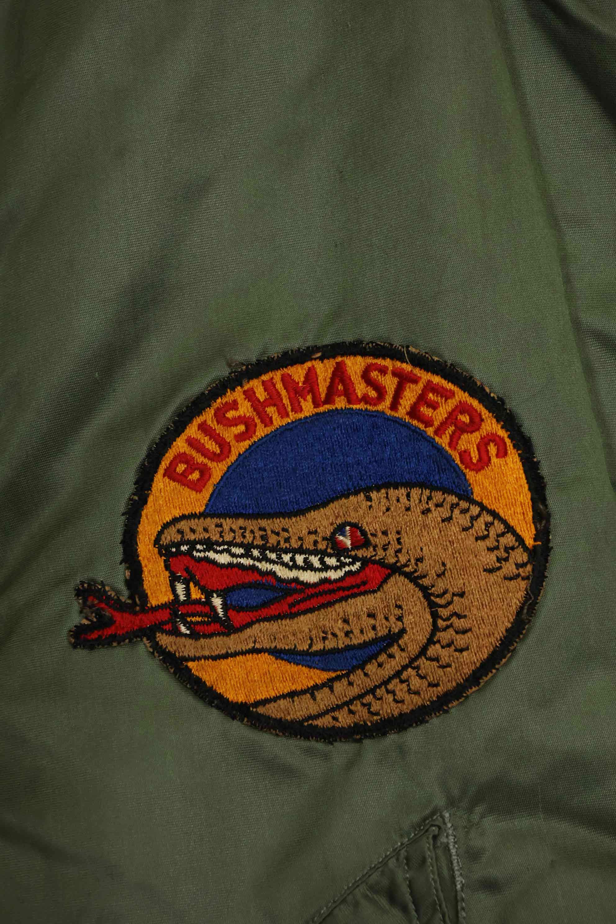 1960年契約　81st Fighter Wing　アメリカ空軍　L2-B　ファイターパイロット　ライトゾーン　フライトジャケット　中古品
