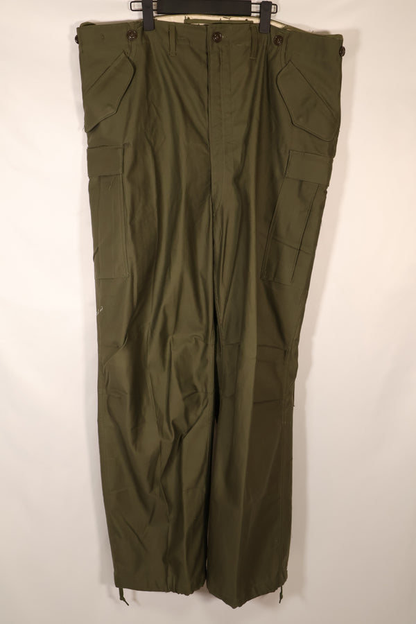 実物　1951年製　デッドストック　M51 コットン　フィールドパンツ　X-LARGE-REGULAR