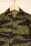 Late 1970s Contract A-M TO78 Silver Tiger Pattern Tiger Stripe Shirt—Unworn