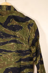Late 1970s Contract A-M TO78 Silver Tiger Pattern Tiger Stripe Shirt—Unworn