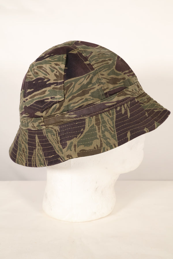 Osaka MASH M Silver Tiger Stripe Beach Ball Hat, used with modifications