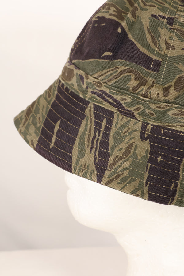Osaka MASH M Silver Tiger Stripe Beach Ball Hat, used with modifications