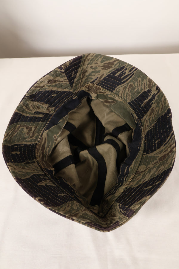 Osaka MASH M Silver Tiger Stripe Beach Ball Hat, used with modifications