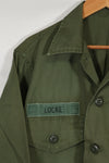 1960年代ロット　OG-107 ユーティリティシャツ　LOCKE　元SF隊員　放出　中古品　ノーアイロンシャツ　A