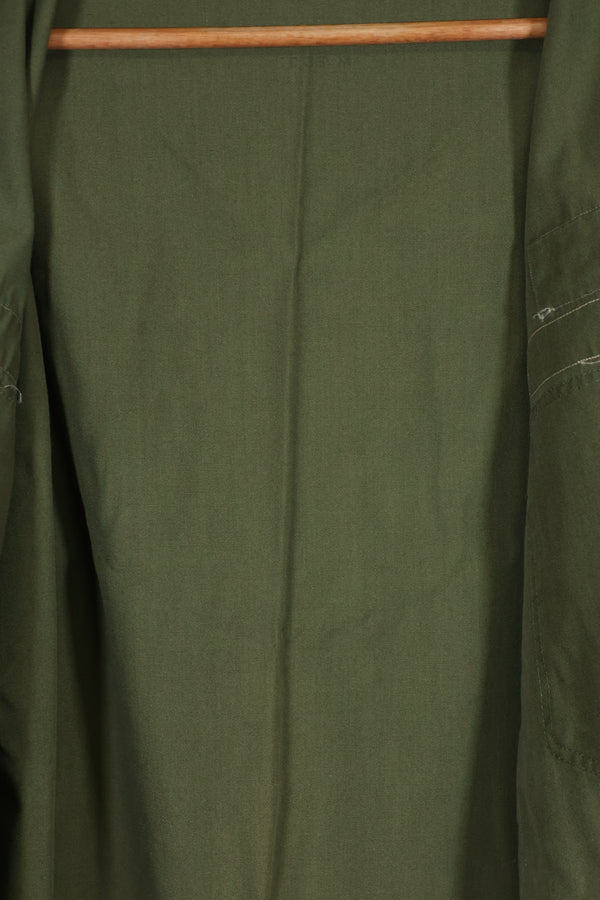 1960年代ロット　OG-107 ユーティリティシャツ　LOCKE　元SF隊員　放出　中古品　ノーアイロンシャツ　A