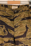 Late 1960s US-S Gold Tiger Pattern Tiger Stripe US-Cut Pants, Used