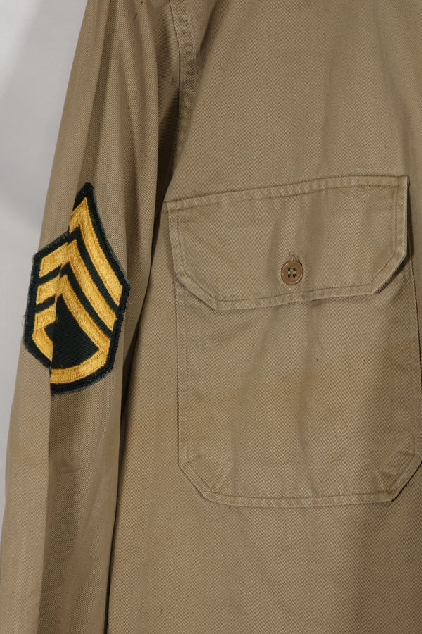 1960年代ロット　サマーユニフォームシャツ　LOCKE　元SF隊員　放出　中古品