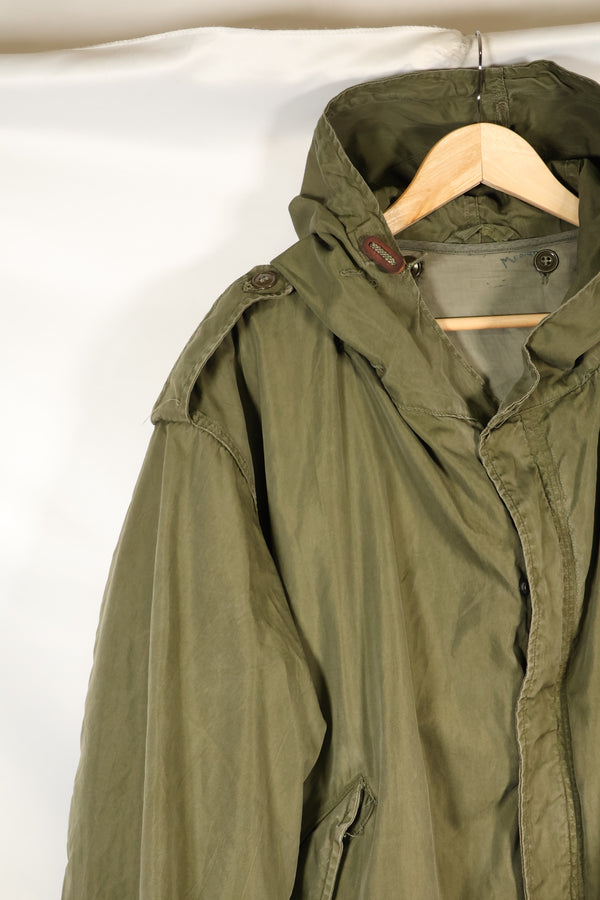 Early 1950s X-Large US Army M51 Field Parka Liner Set Fishtail Parka Used