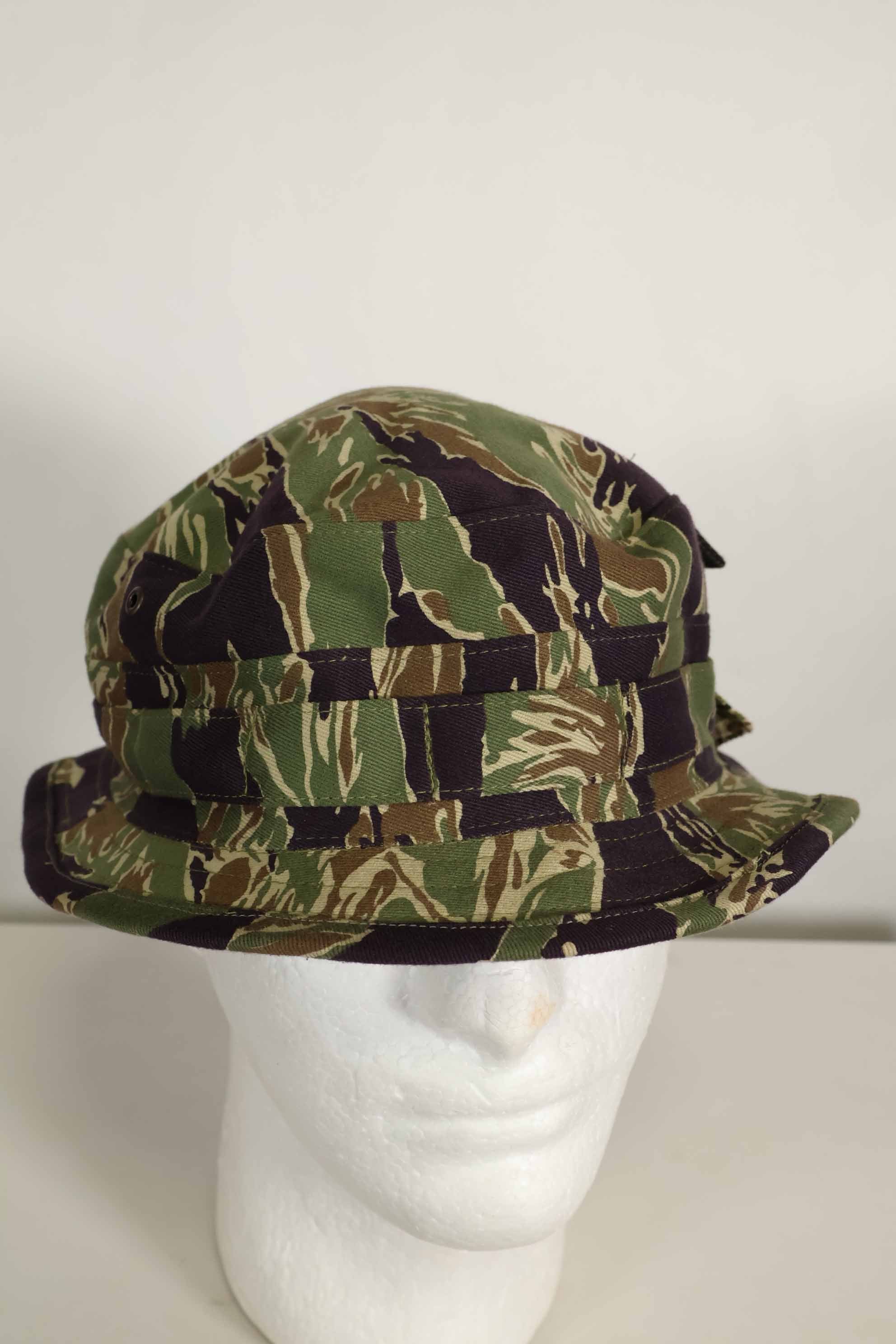 Limited quantity MILITARIA 1911 Okinawa Tiger CISO Cut Booney Hat with Short Brim Modified Pocket B