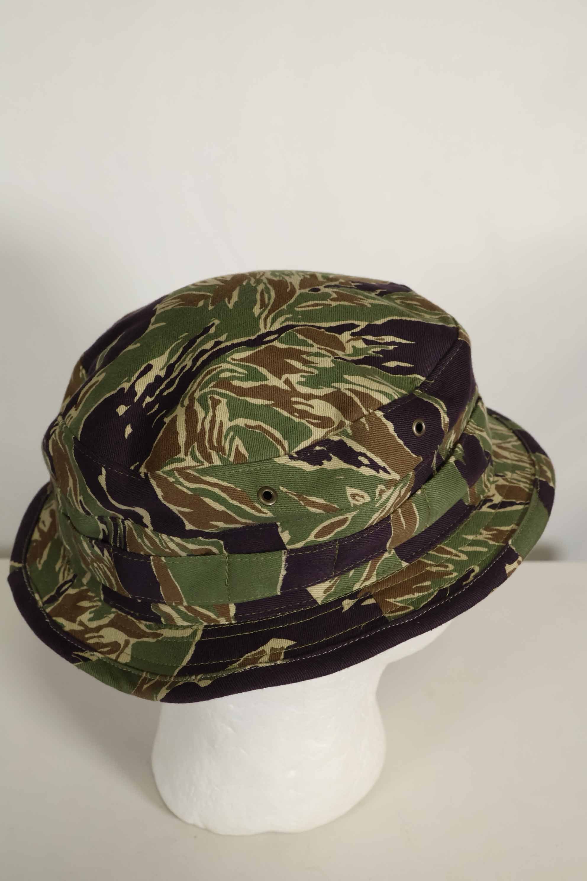 Limited quantity MILITARIA 1911 Okinawa Tiger CISO Cut Booney Hat with Short Brim Modified Pocket B