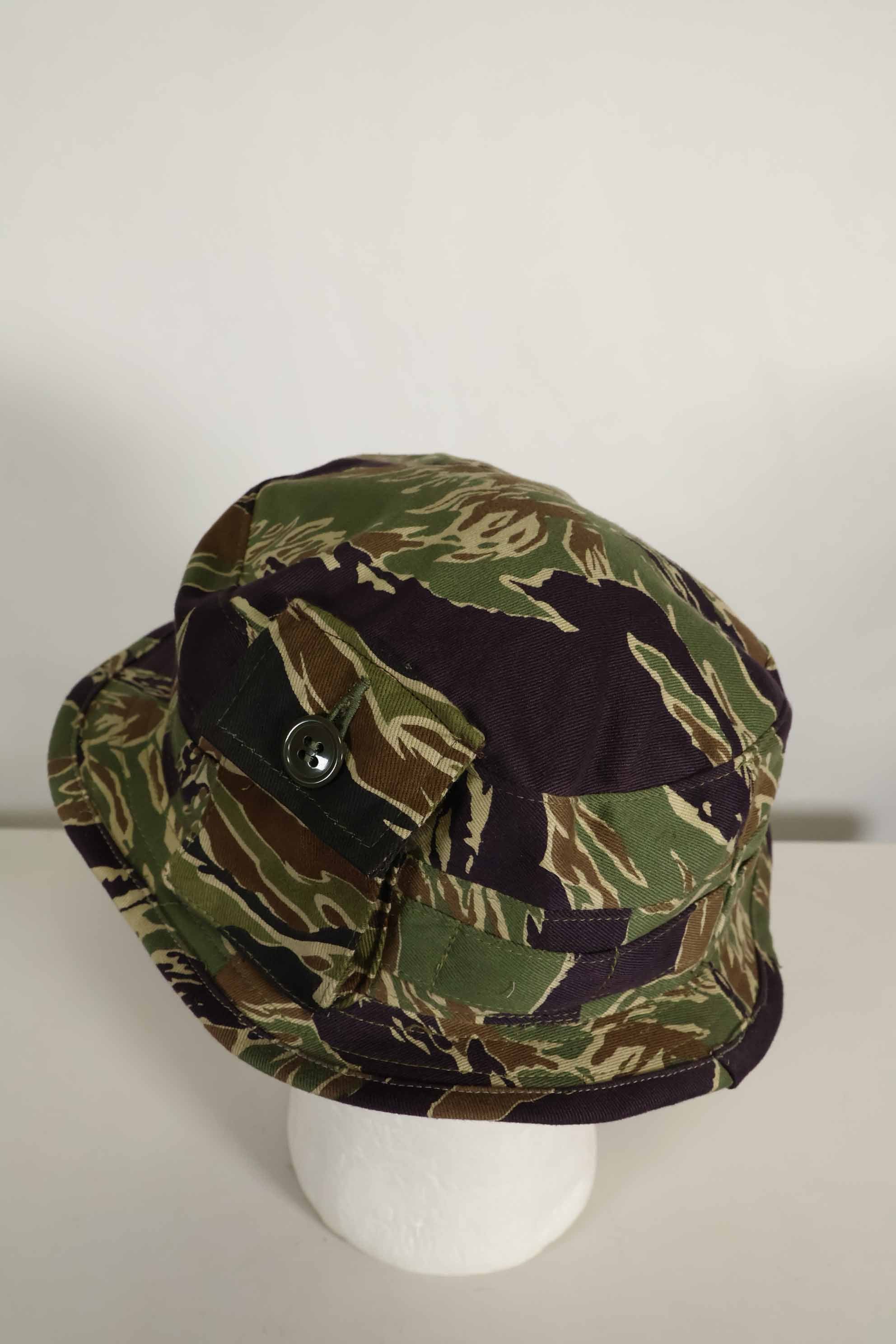 Limited quantity MILITARIA 1911 Okinawa Tiger CISO Cut Booney Hat with Short Brim Modified Pocket B
