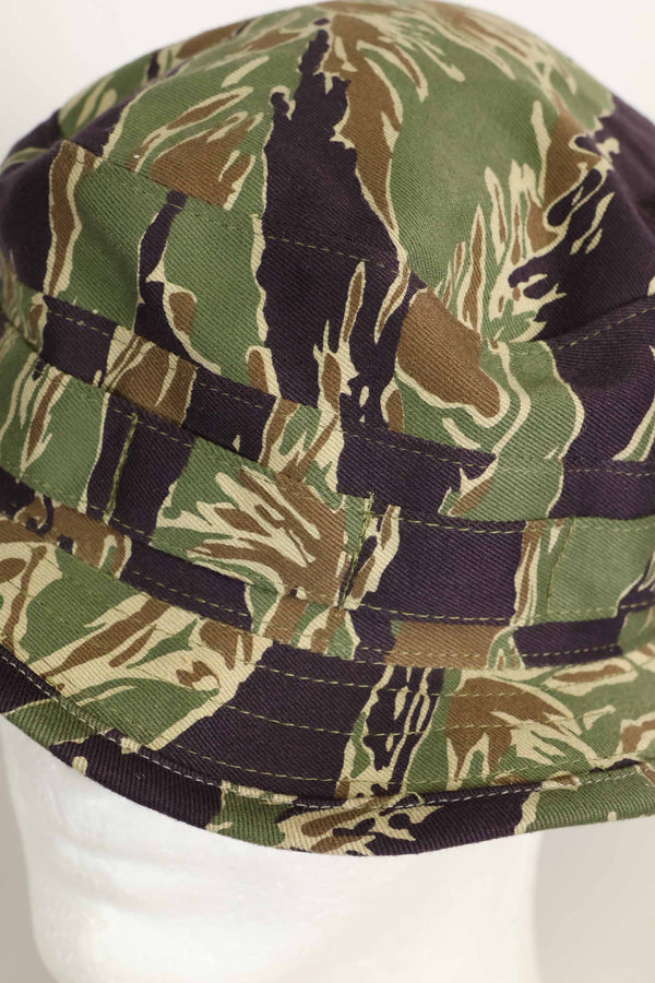 Limited quantity MILITARIA 1911 Okinawa Tiger CISO Cut Booney Hat with Short Brim Modified Pocket B