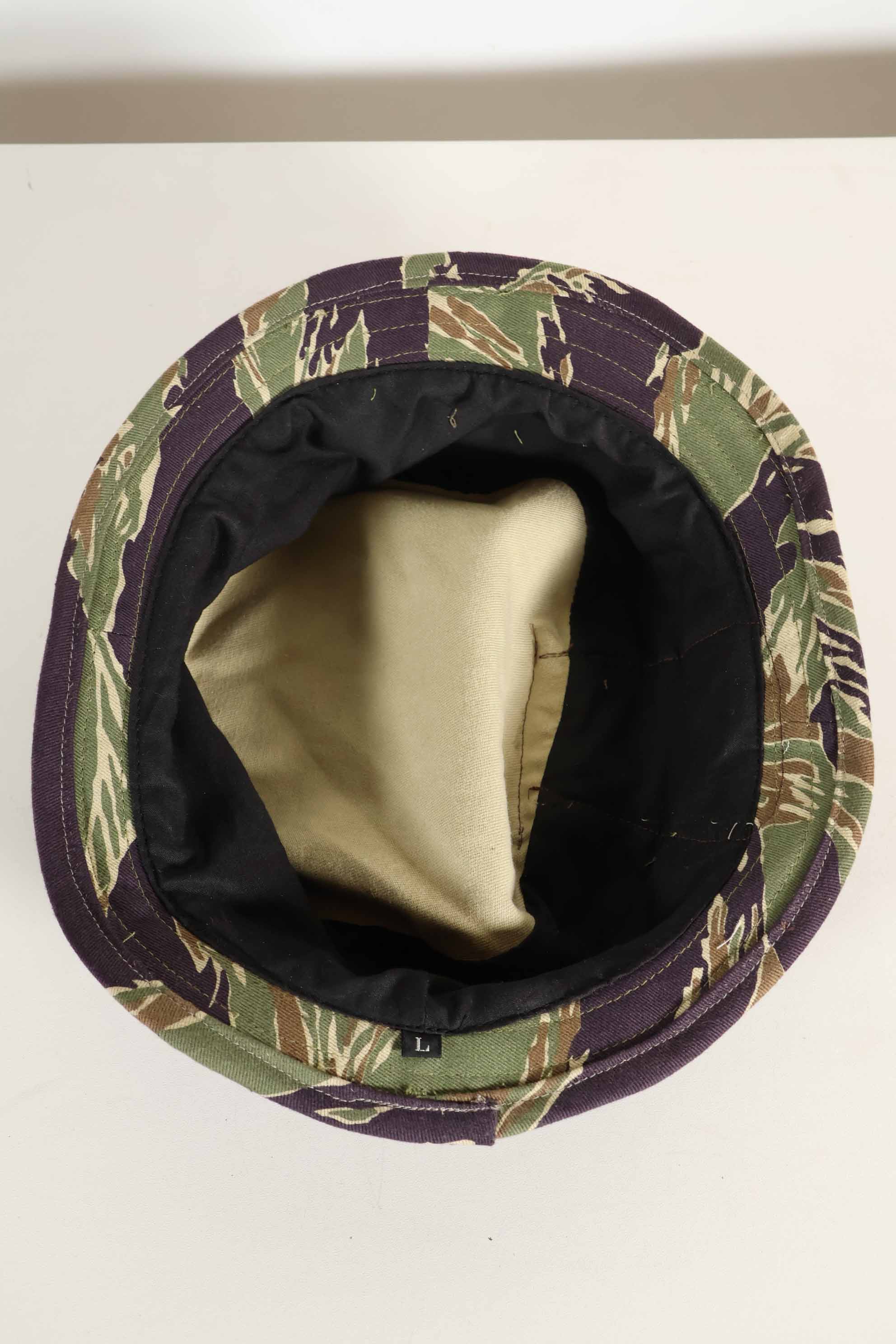 Limited quantity MILITARIA 1911 Okinawa Tiger CISO Cut Booney Hat with Short Brim Modified Pocket B