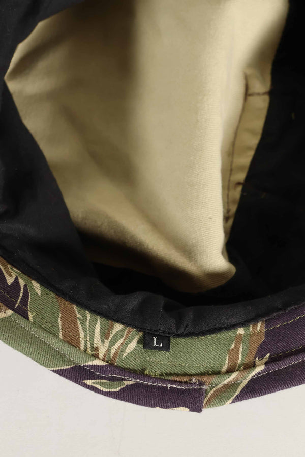 Limited quantity MILITARIA 1911 Okinawa Tiger CISO Cut Booney Hat with Short Brim Modified Pocket B