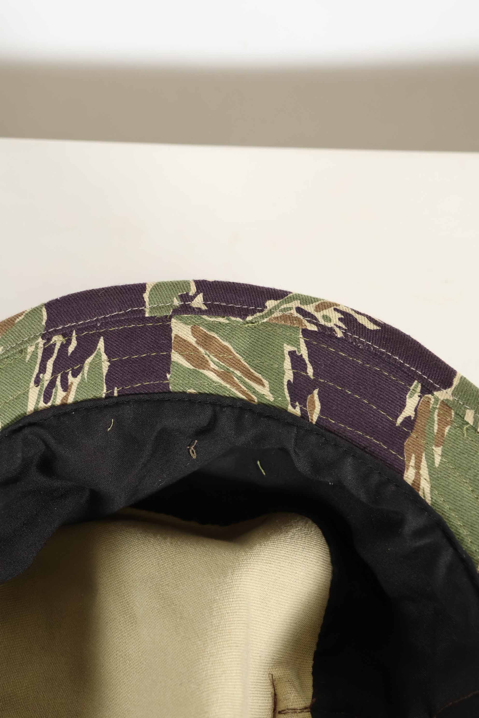 Limited quantity MILITARIA 1911 Okinawa Tiger CISO Cut Booney Hat with Short Brim Modified Pocket B