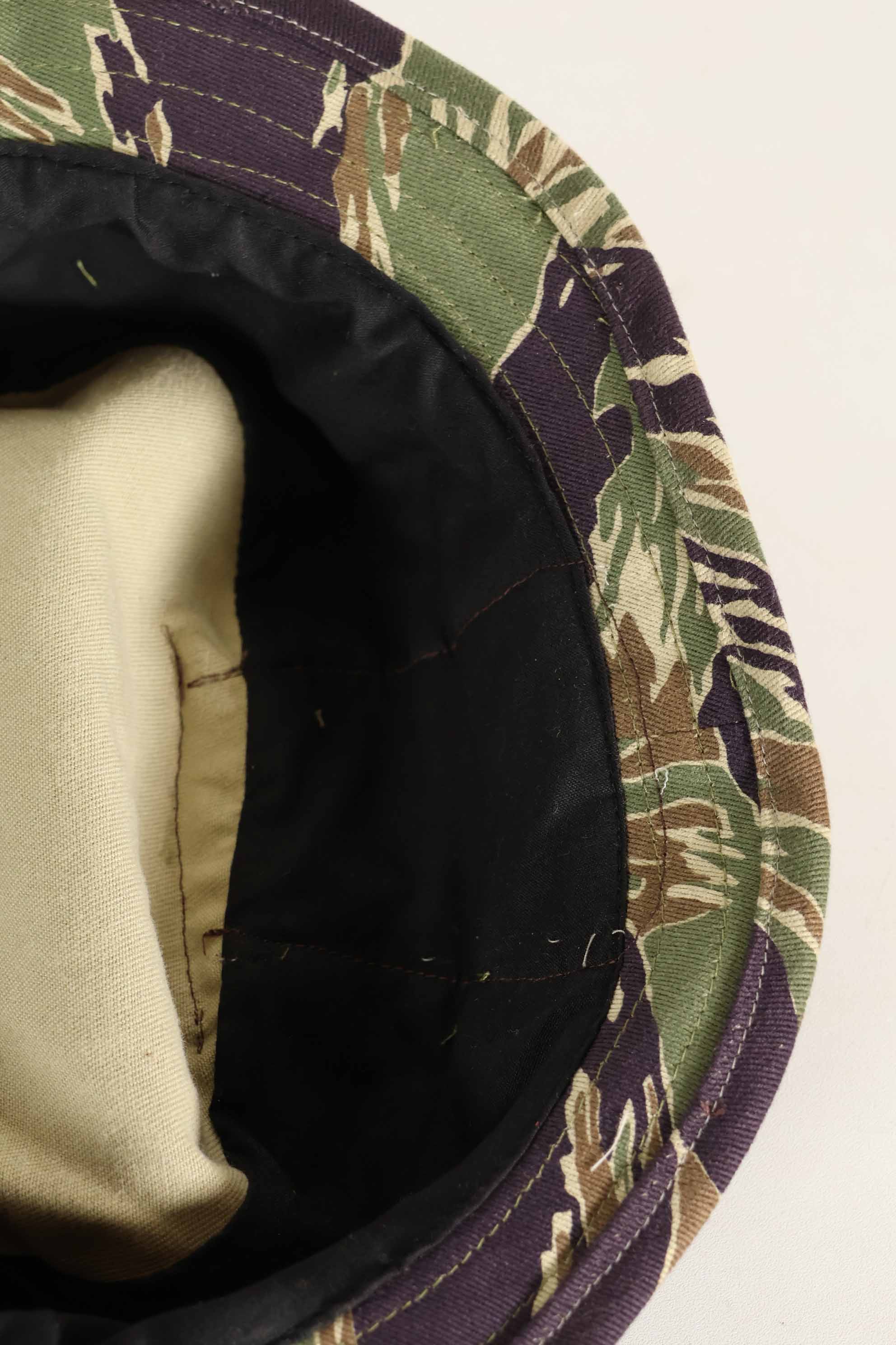 Limited quantity MILITARIA 1911 Okinawa Tiger CISO Cut Booney Hat with Short Brim Modified Pocket B