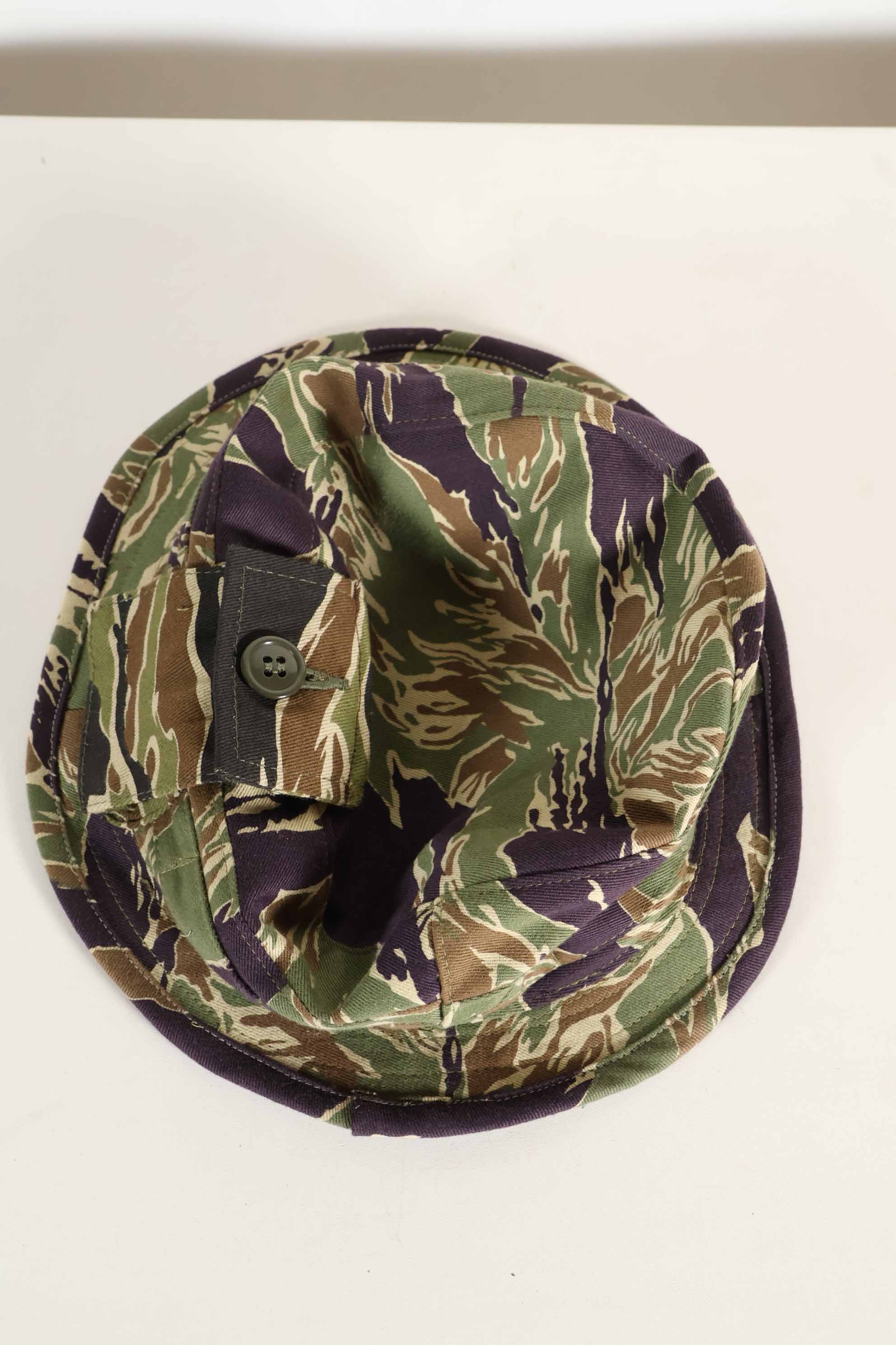 Limited quantity MILITARIA 1911 Okinawa Tiger CISO Cut Booney Hat with Short Brim Modified Pocket B