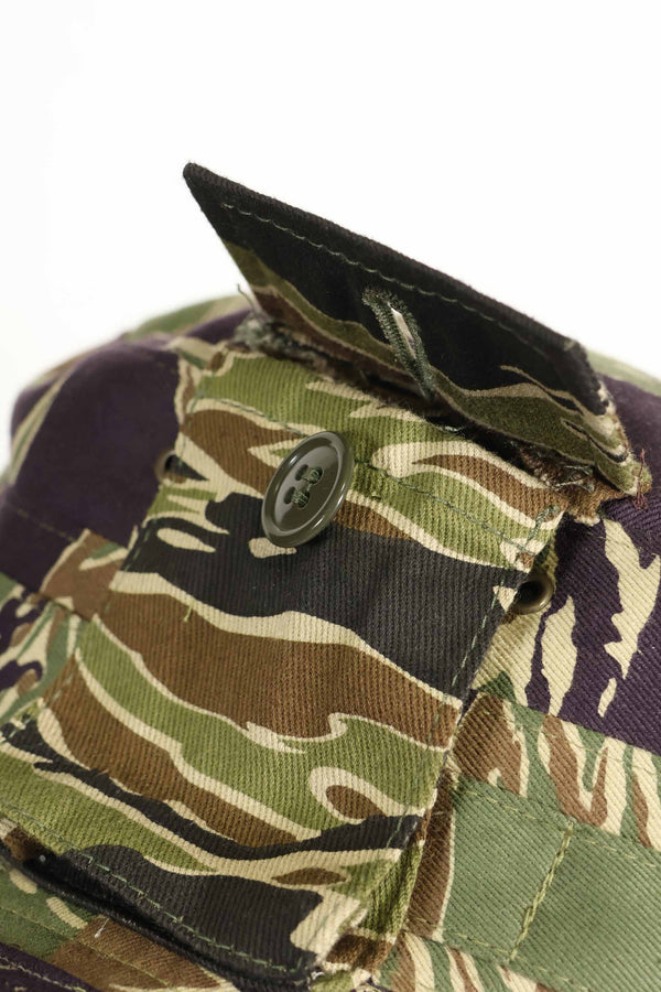 Limited quantity MILITARIA 1911 Okinawa Tiger CISO Cut Booney Hat with Short Brim Modified Pocket B