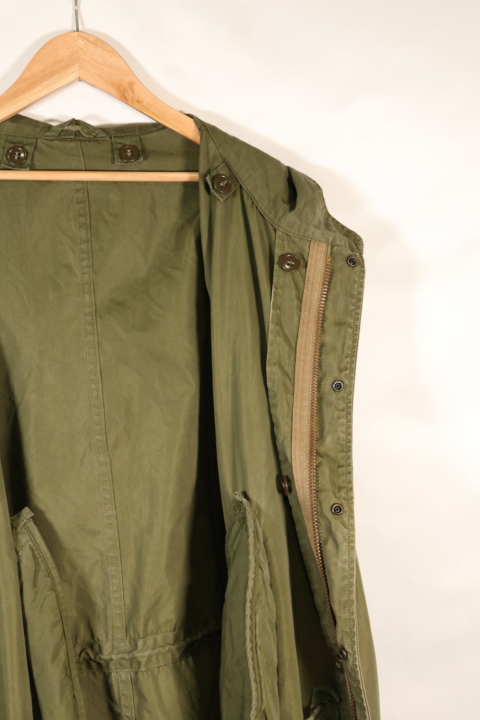 Early 1950s X-Large US Army M51 Field Parka Liner Set Fishtail Parka Used