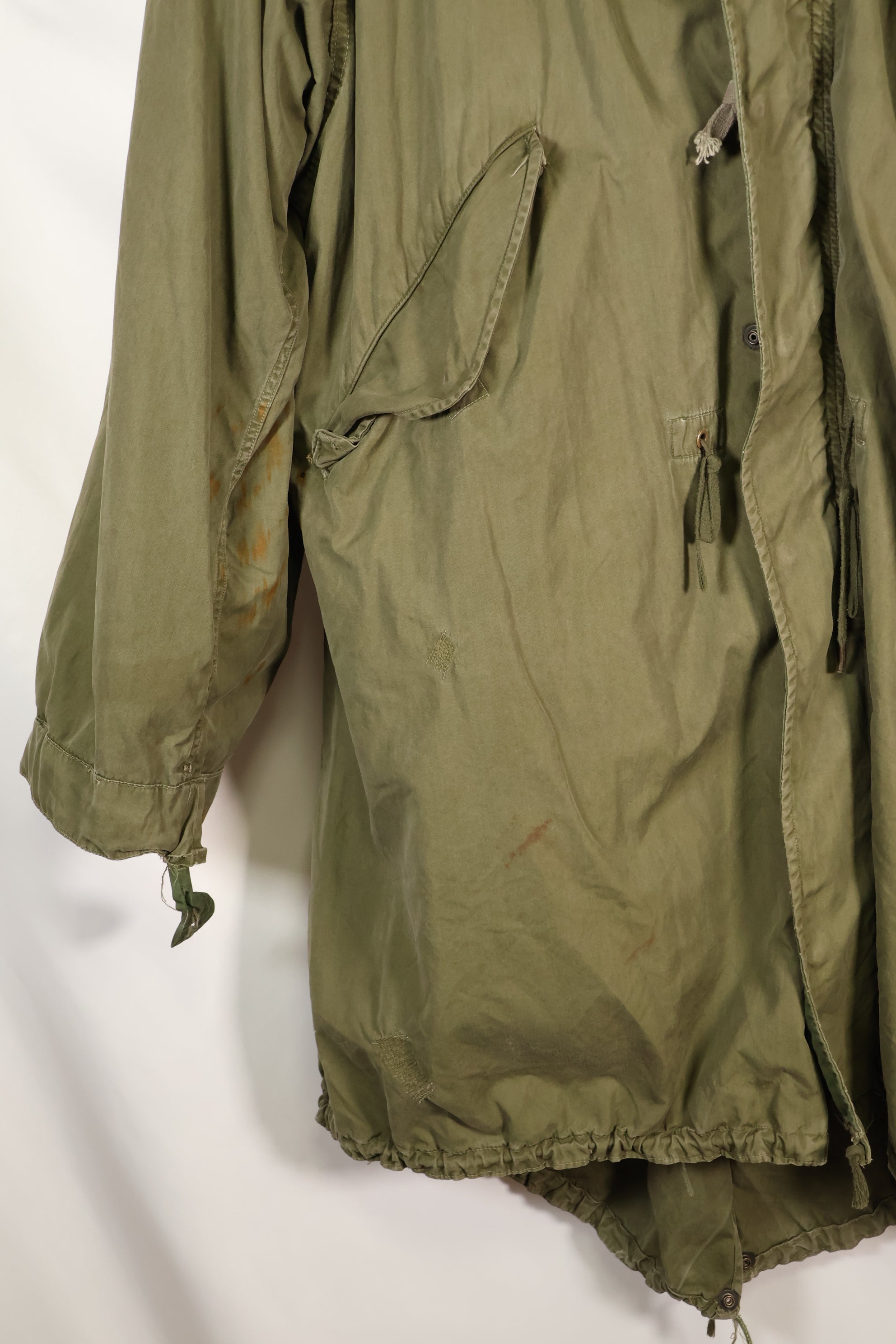 Early 1950s SMALL M51 field parka, liner set, mod coat, used.