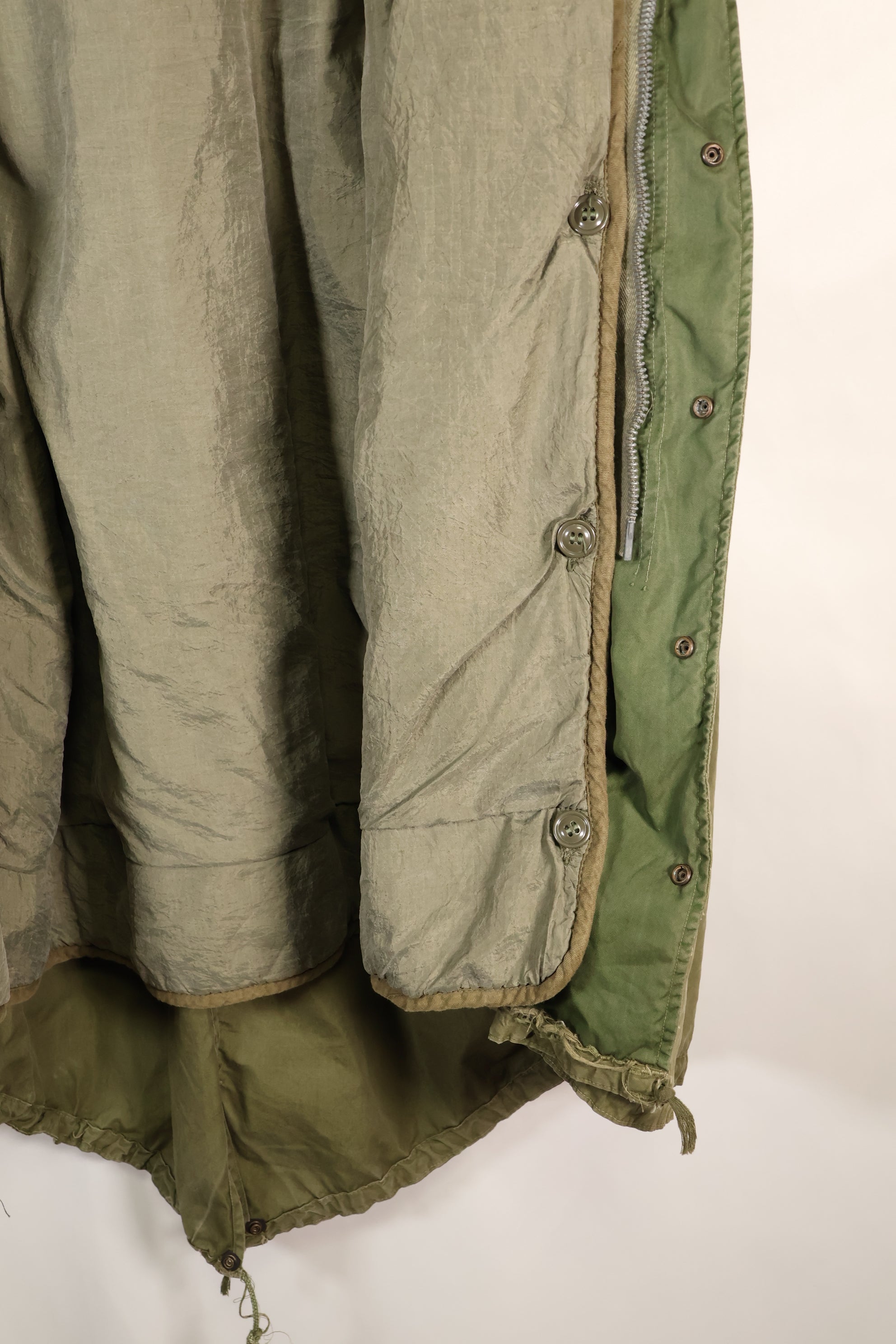 Early 1950s SMALL M51 field parka, liner set, mod coat, used.