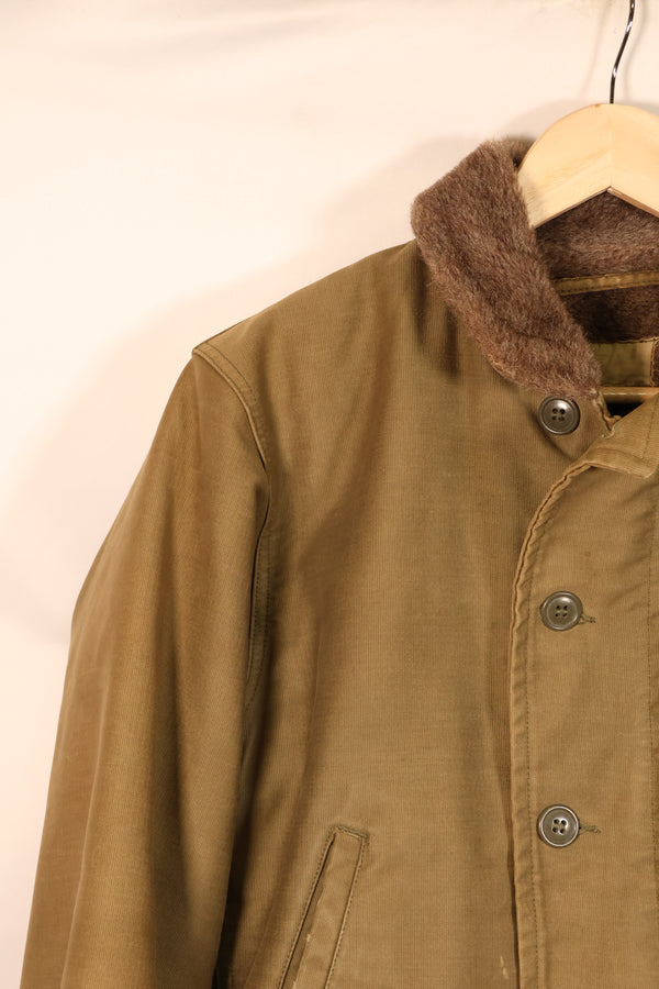 1950s Lot, Size 36–38, U.S. Navy N-1 Deck Jacket, CVA-62, Used