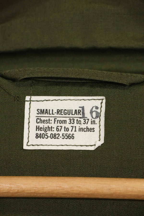 Estimated 1966-67 Contract Deadstock 3rd Model Jungle Fatigue Jacket S-R Unused