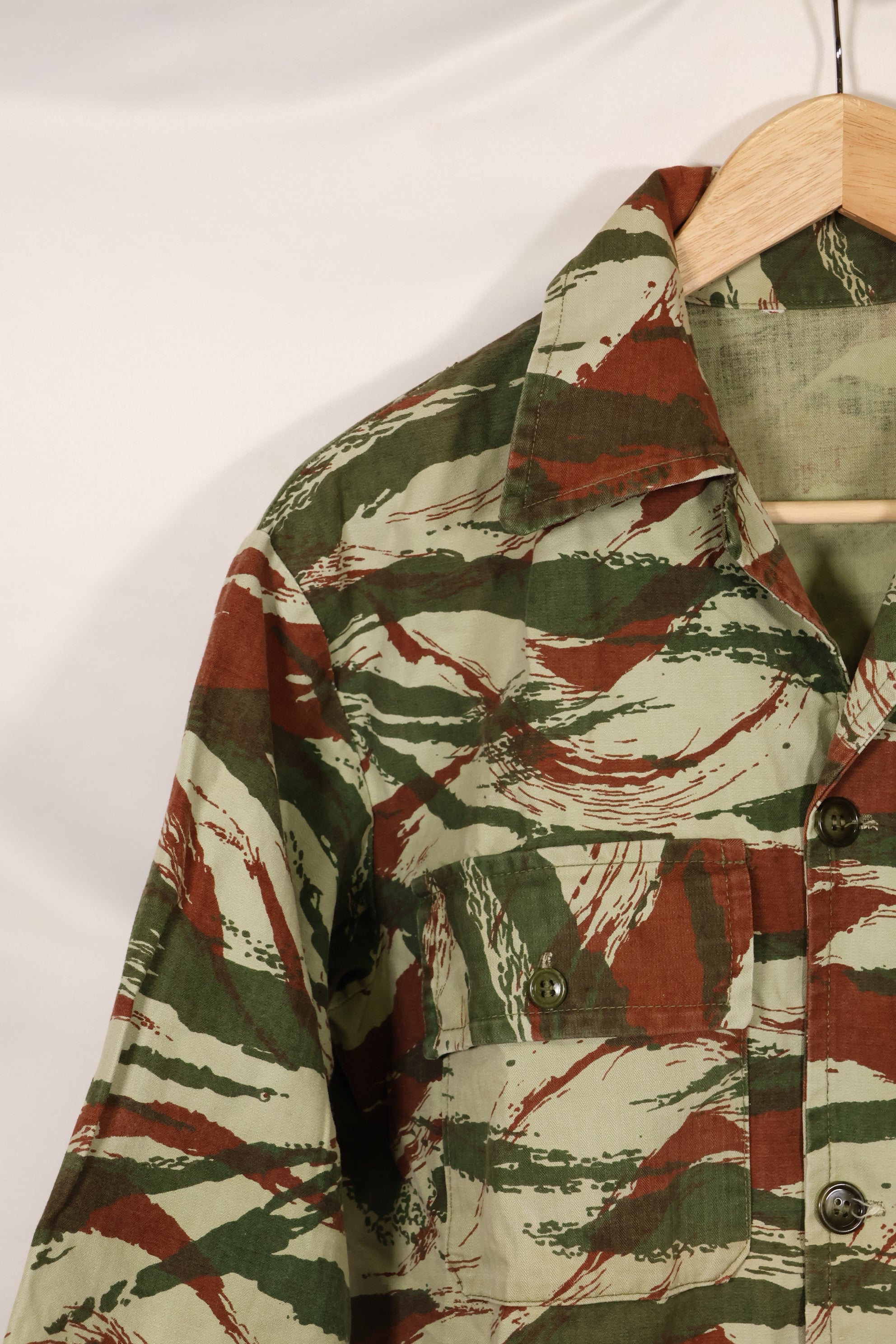 1960年代〜70年代　フランス軍　リザード迷彩　ハンティングジャケット　民間品