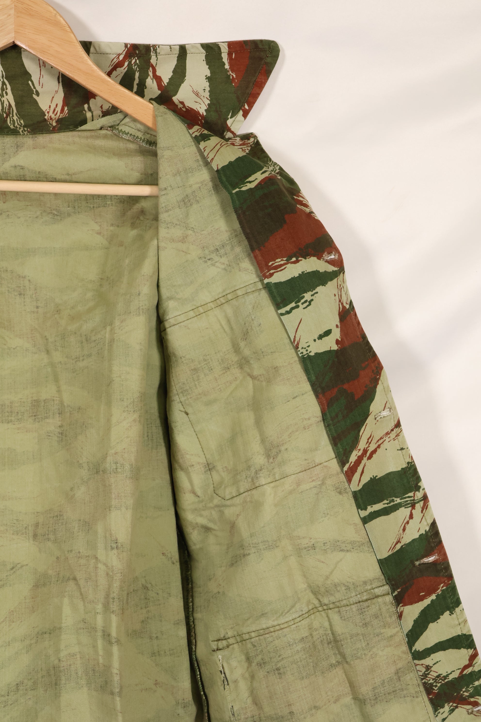 1960年代〜70年代　フランス軍　リザード迷彩　ハンティングジャケット　民間品